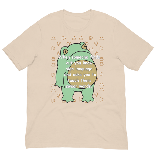 Fed Up Frog Unisex T-Shirt