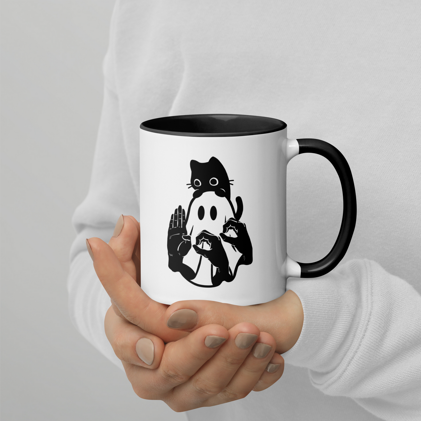 Boo! Mug With Color Inside