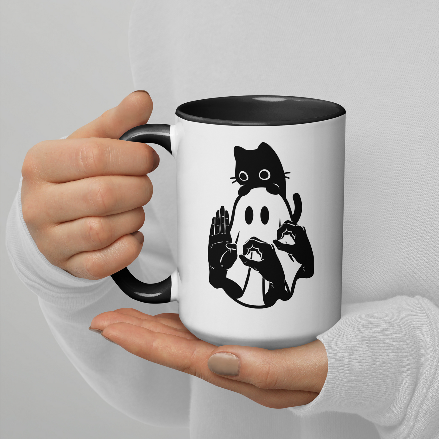 Boo! Mug With Color Inside