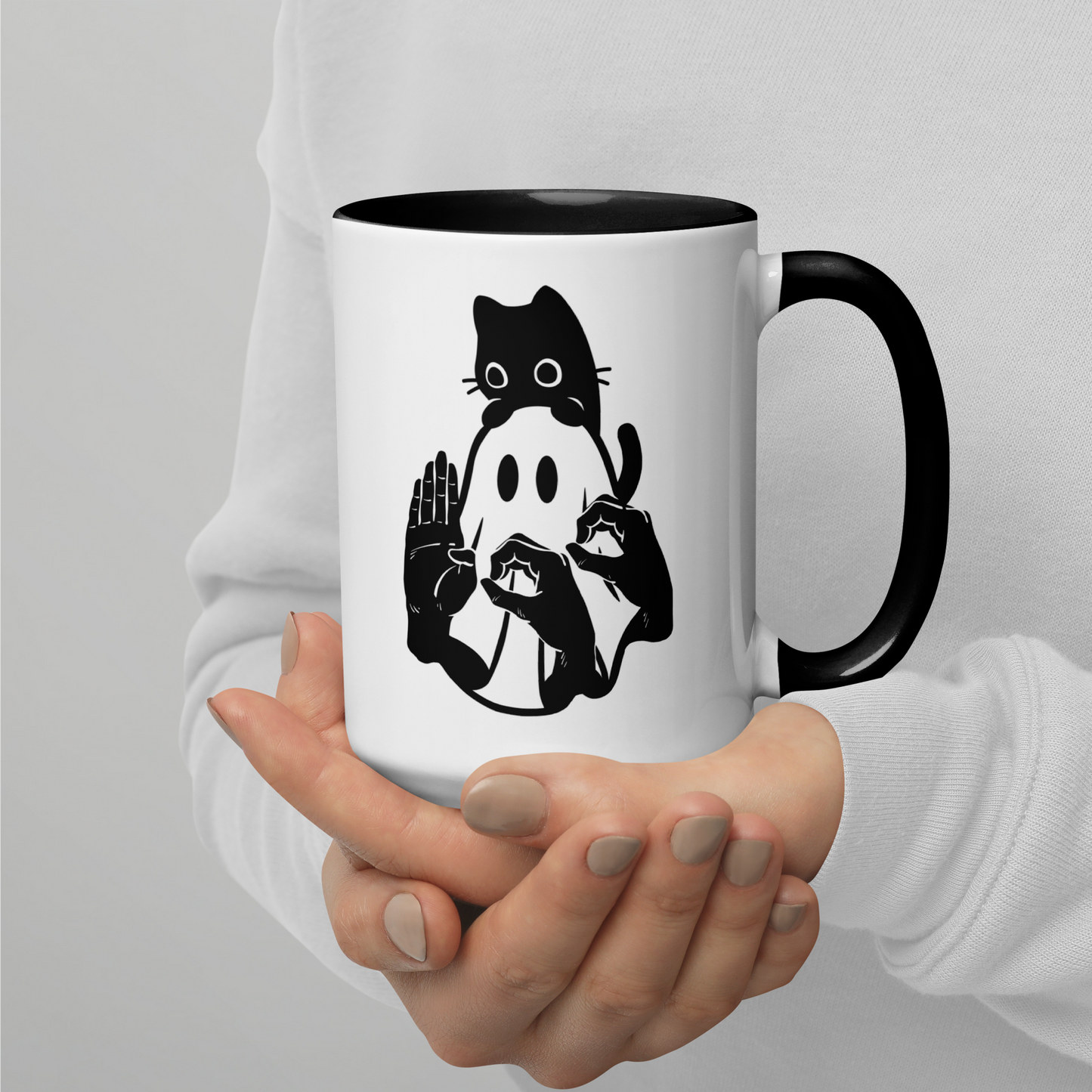 Boo! Mug With Color Inside