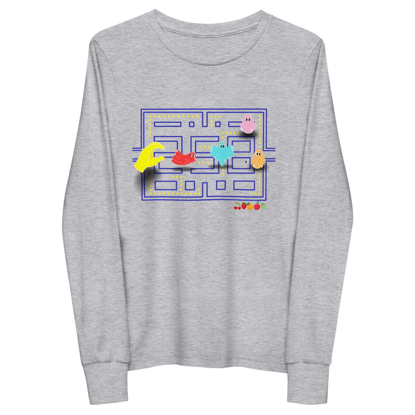 Pac-Man Youth Long Sleeve Tee