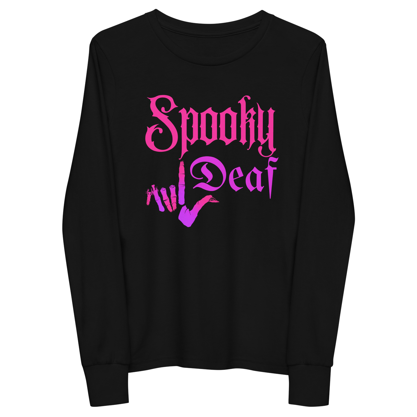 Spooky Deaf Youth Long Sleeve Tee