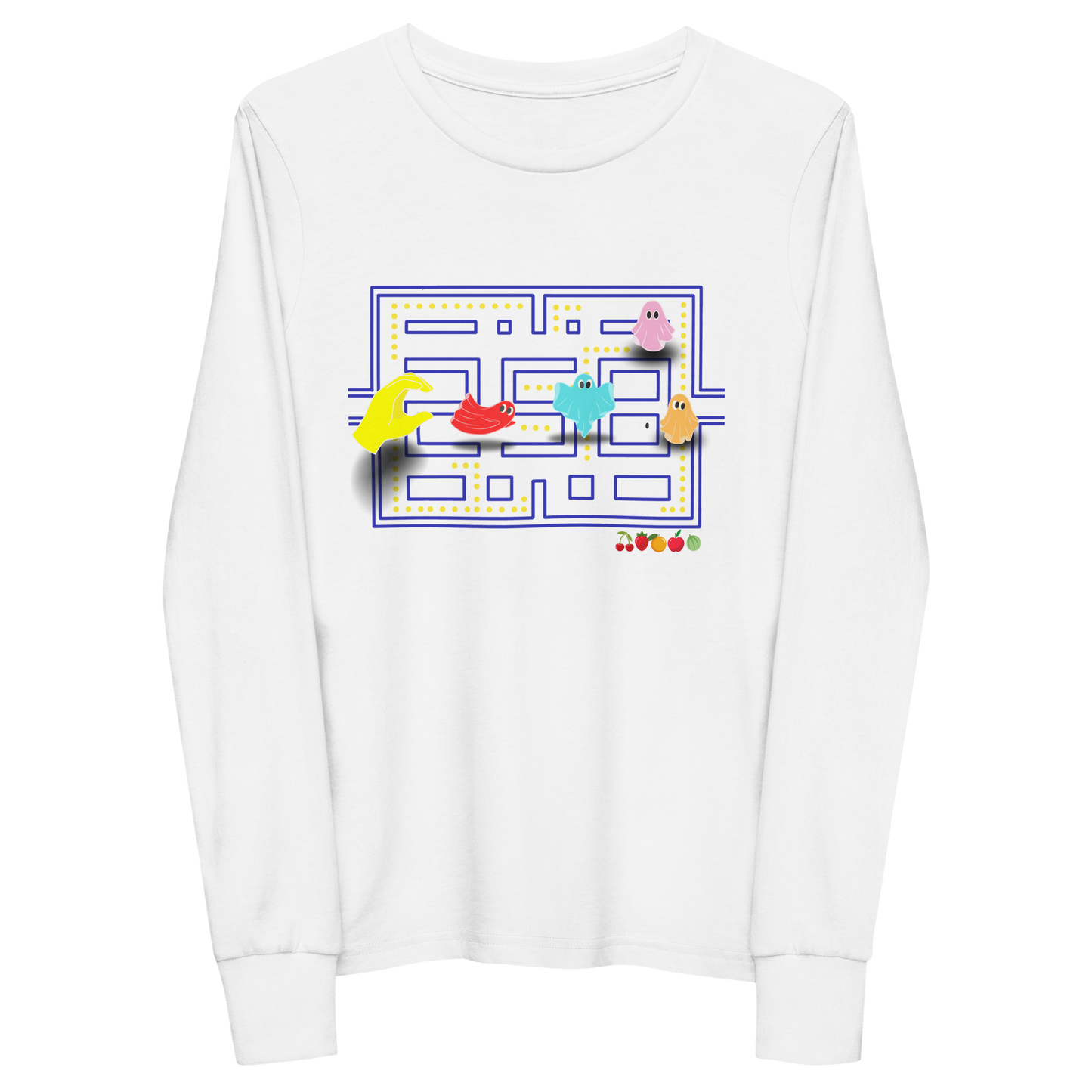 Pac-Man Youth Long Sleeve Tee