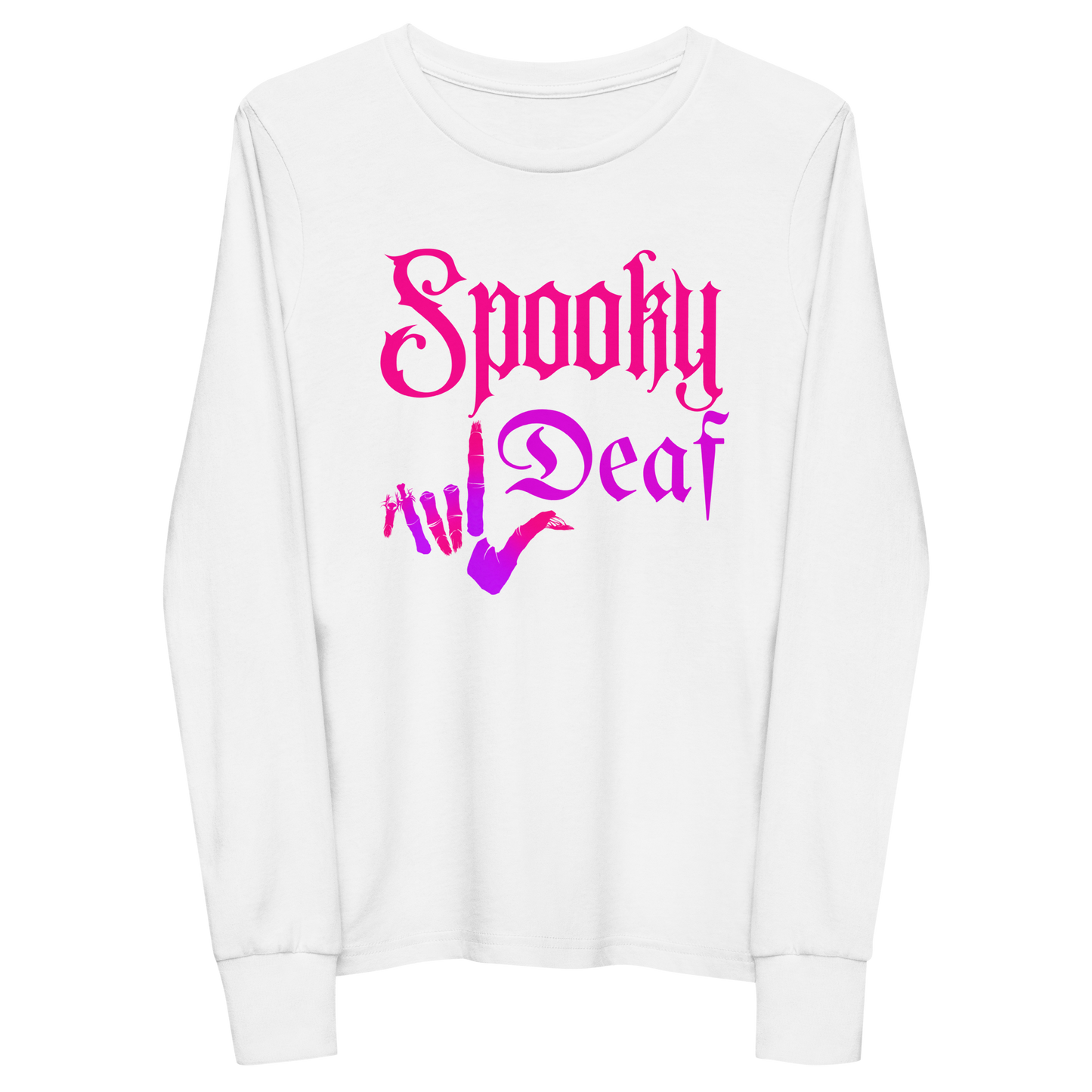 Spooky Deaf Youth Long Sleeve Tee