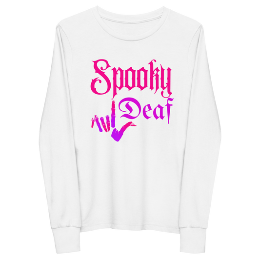 Spooky Deaf Youth Long Sleeve Tee