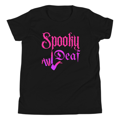 Spooky Deaf Youth Short Sleeve T-Shirt