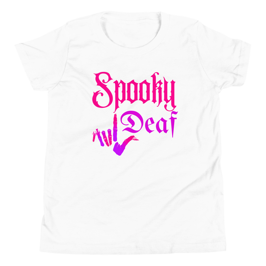 Spooky Deaf Youth Short Sleeve T-Shirt